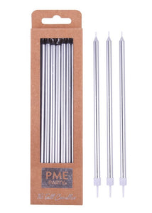 PME Candles - Silver Extra Tall with Holders