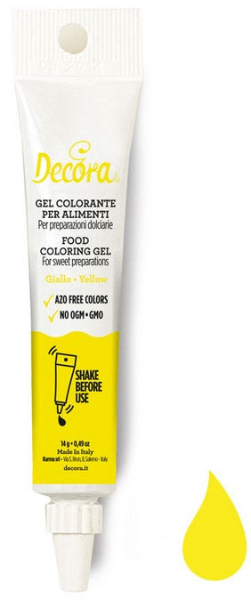 Decora Colouring Gel  - Yellow Lemon