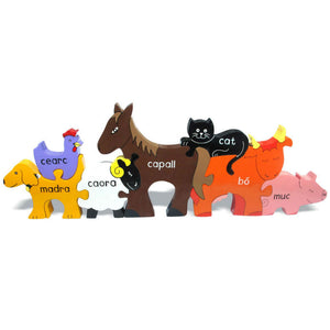 Alphabet Jigsaw - Irish Farm Animals