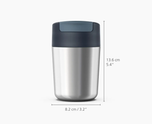 Load image into Gallery viewer, Joseph Joseph Sipp Steel Travel Mug - 340ml Anthracite
