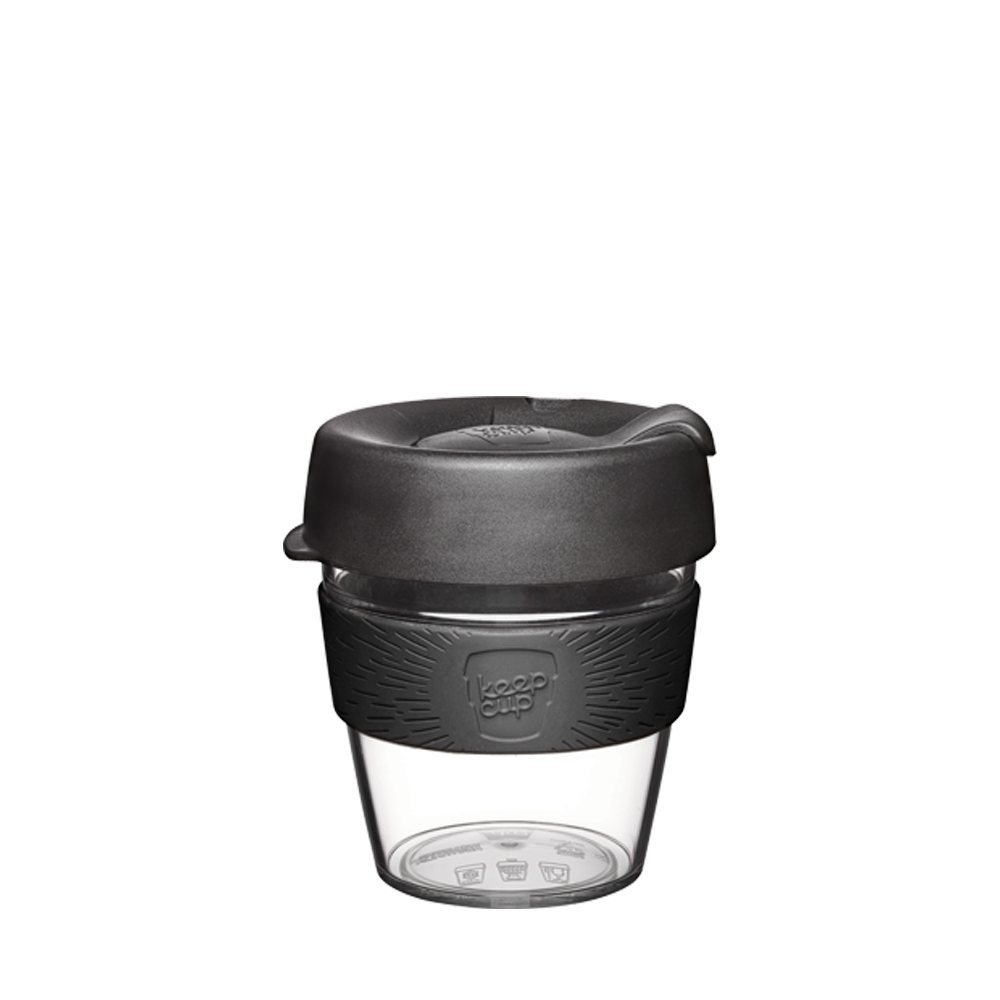 Keep Cup Clear 8oz - Black