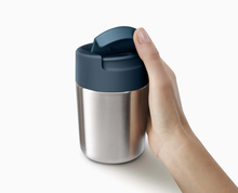 Load image into Gallery viewer, Joseph Joseph Sipp Steel Travel Mug - 340ml Anthracite
