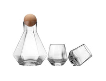 Load image into Gallery viewer, Ladelle Jaxon Carafe and Tumbler Set,  Clear
