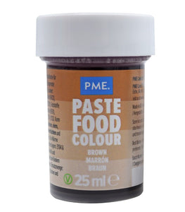 PME Paste Colour - Teddy Bear Brown