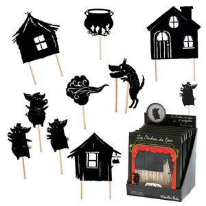 Three Little Pigs Shadow Puppet Set