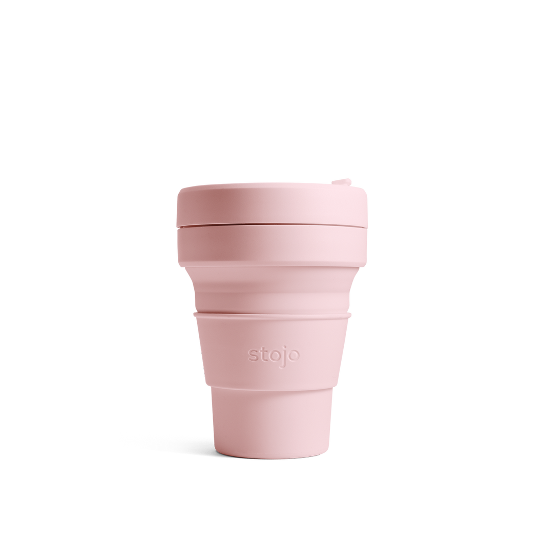 Stojo Collapsible Mug 12oz - Carnation