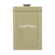 Load image into Gallery viewer, Artisan Street Coffee Storage Canister - Moss
