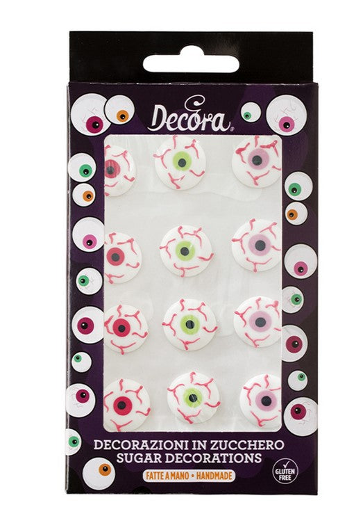 Decora Sugar Decorations - Scary Eyes