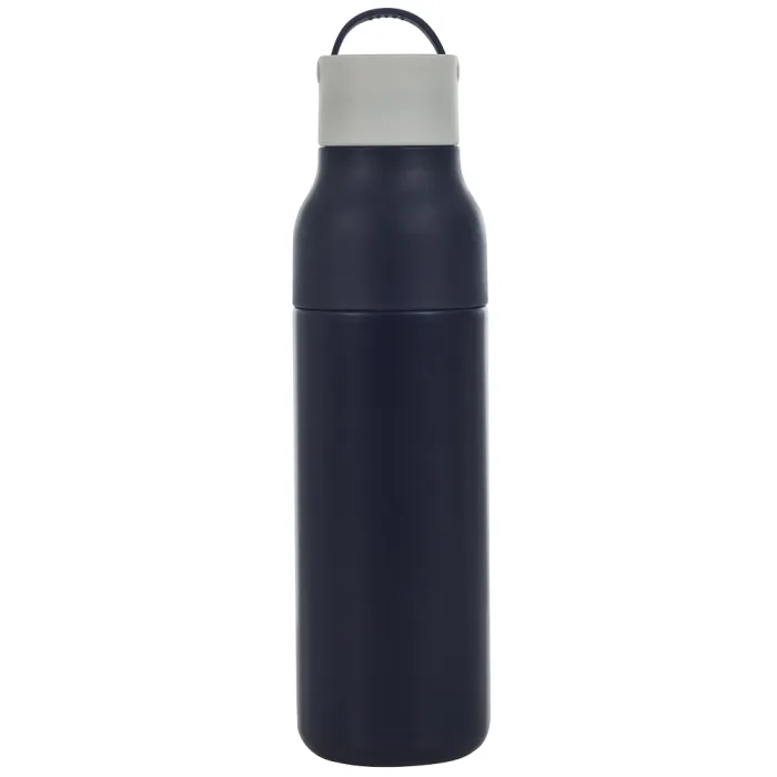 Lund Active Water Bottle 500ml - Indigo & White