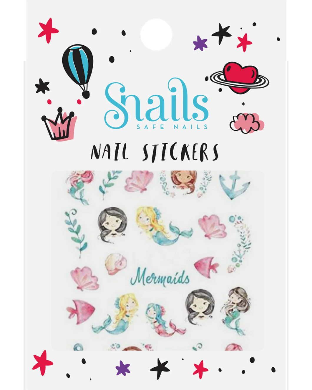 Snails Nail Stickers Mermaids