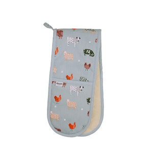 Dexam Double Oven Gloves - Farmyard