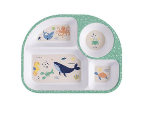 Ladelle Kids Divided Plate - Ocean