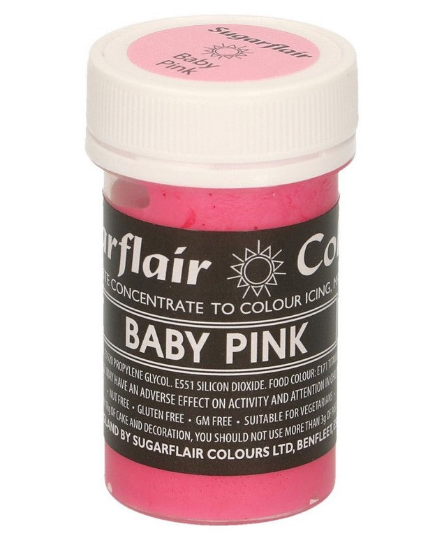 Sugarflair Paste Colour - Baby Pink