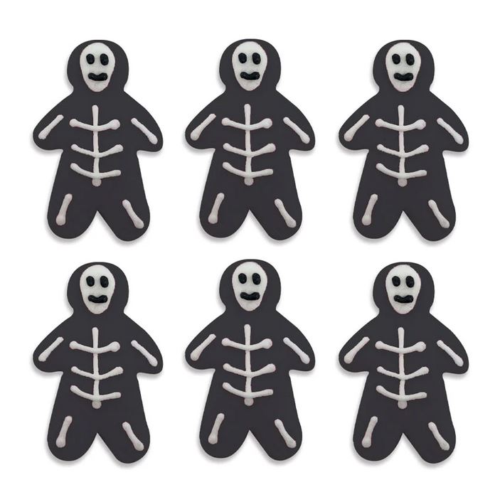 Anniversary House Sugar Decorations - Halloween Spooky Skeletons