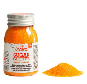 Decora Glitter Sugar - Orange