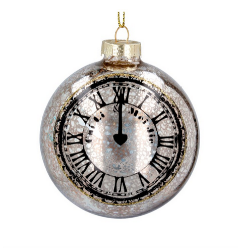 Gisela Graham Glass Bauble,  Silver Glass Watch