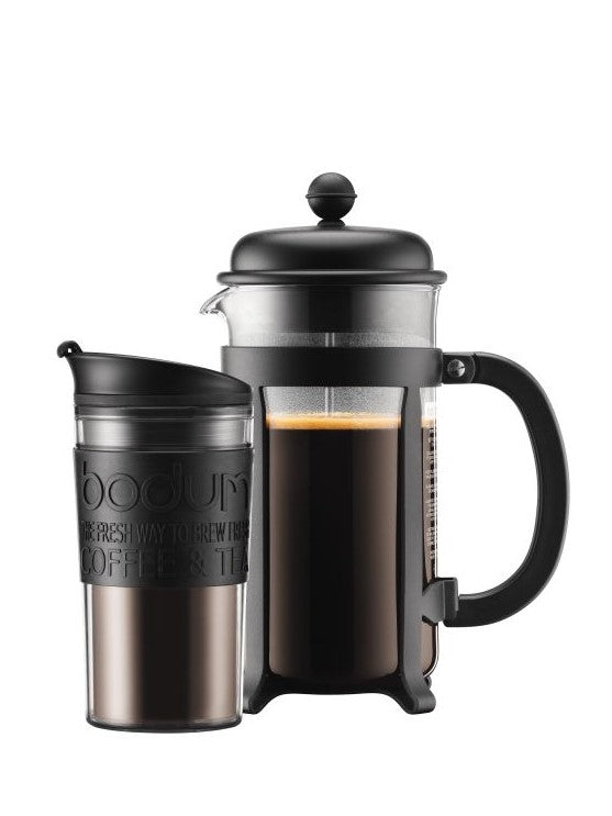 Bodum Java Set 8 Cup French Press & Travel Mug