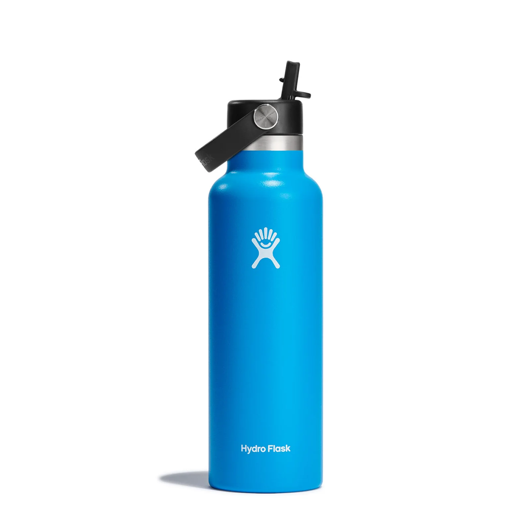 Hydroflask Standard Mouth Bottle with Straw 21oz - Cascade