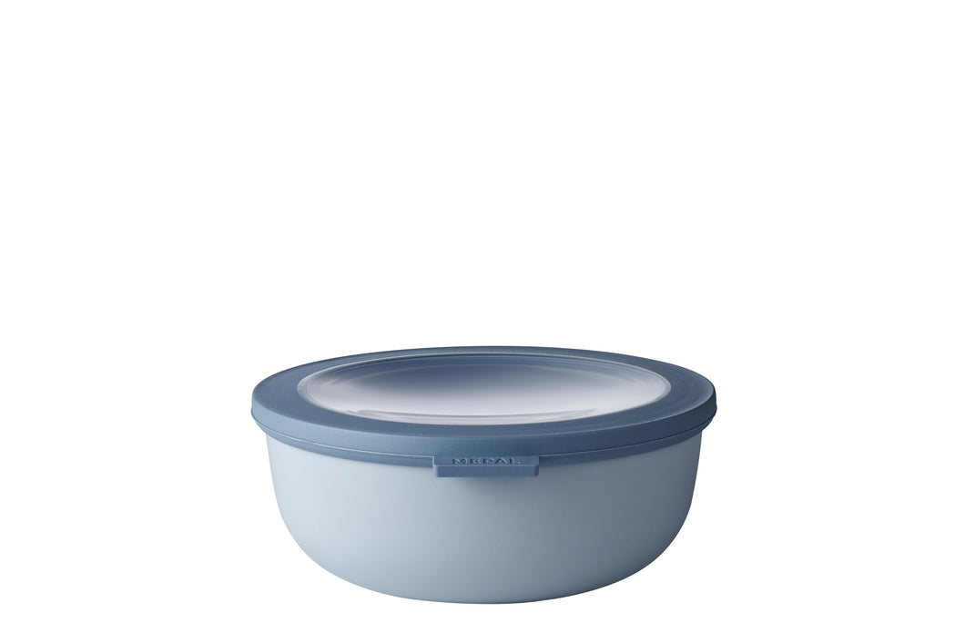 Mepal Multi Bowl Round Cirqula 1250ml - Nordic Blue