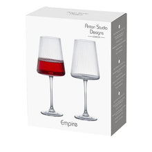 Load image into Gallery viewer, Anton Studio Empire Wine Glasses, Set of 2
