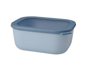 Mepal Multi Bowl Cirqula Rectangular 3000ml - Vivid Blue