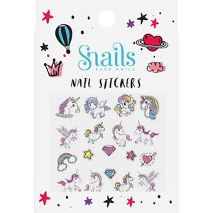 Snails Nail Stickers Unicorn