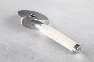 KitchenAid Stainless Steel Pizza Cutter - Almond Cream