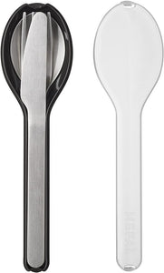 Mepal Cutlery Set Ellipse 3 pcs - Nordic Black