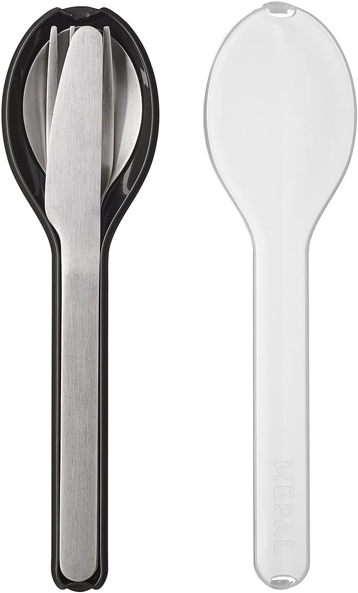 Mepal Cutlery Set Ellipse 3 pcs - Nordic Black