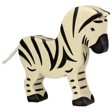 Load image into Gallery viewer, Zebra Wooden figure
