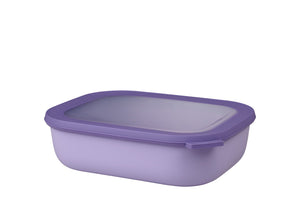 Mepal Multi Bowl Cirqula Rectangular 2000ml - Vivid Lilac