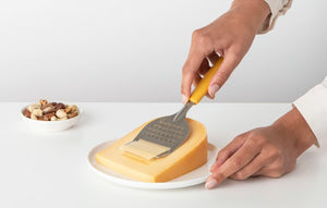 Brabantia Tasty+ Cheese Slicer plus Grater - Honey Yellow