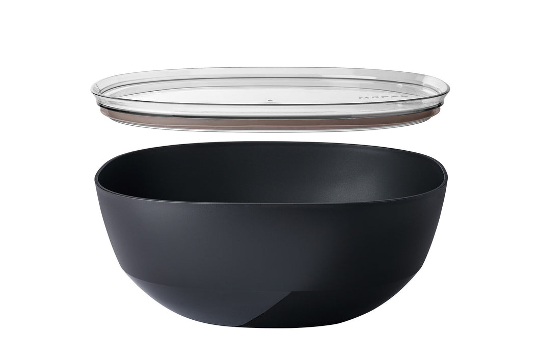 Mepal Serving bowl Silueta 5000mL with lid - Nordic Black