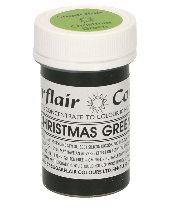 Sugarflair Paste Colour - Christmas Green