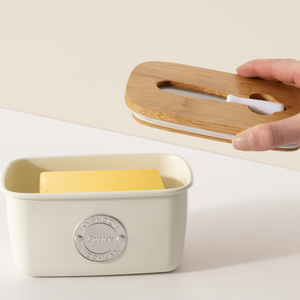 Living Cream Butter Storage & Spatula Set