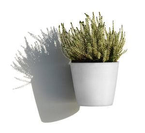 Ecopots Amsterdam Wall Hanging Pot - White/Grey