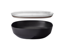 Load image into Gallery viewer, Mepal Serving bowl Silueta 4000mL with lid - Nordic Black
