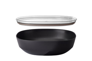 Mepal Serving bowl Silueta 4000mL with lid - Nordic Black