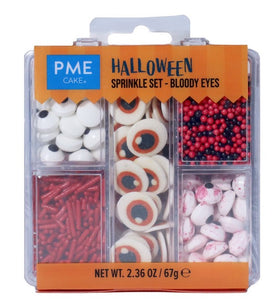 PME Halloween Sprinkles - 5-in-1 Bloody Eyes