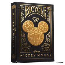 Load image into Gallery viewer, Bicycle Gold Micky Mouse Playing Cards
