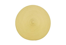 Load image into Gallery viewer, Walton&#39;s Circular Ribbed Placemat - Saffron
