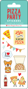 Pizza Party Stickers