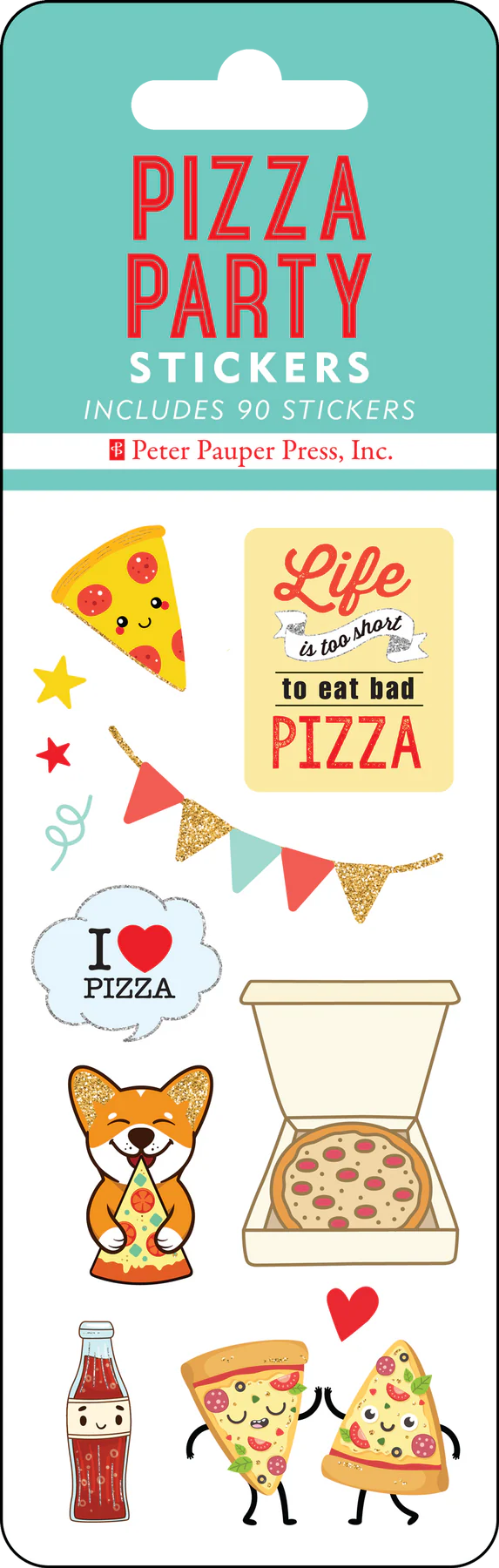 Pizza Party Stickers