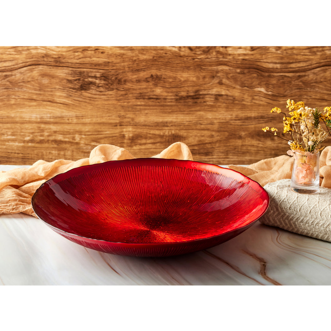 Anton Studio Crimson Comet bowl