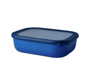 Mepal Multi Bowl Cirqula Rectangular 2000ml - Vivid Blue