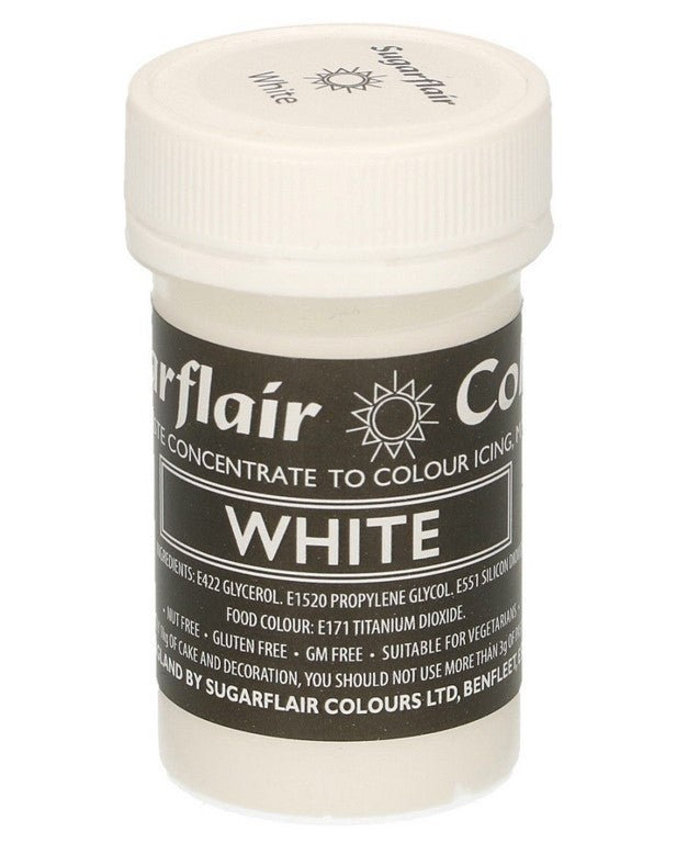 Sugarflair Paste Colour - White