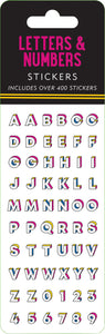 Letters & Numbers Stickers