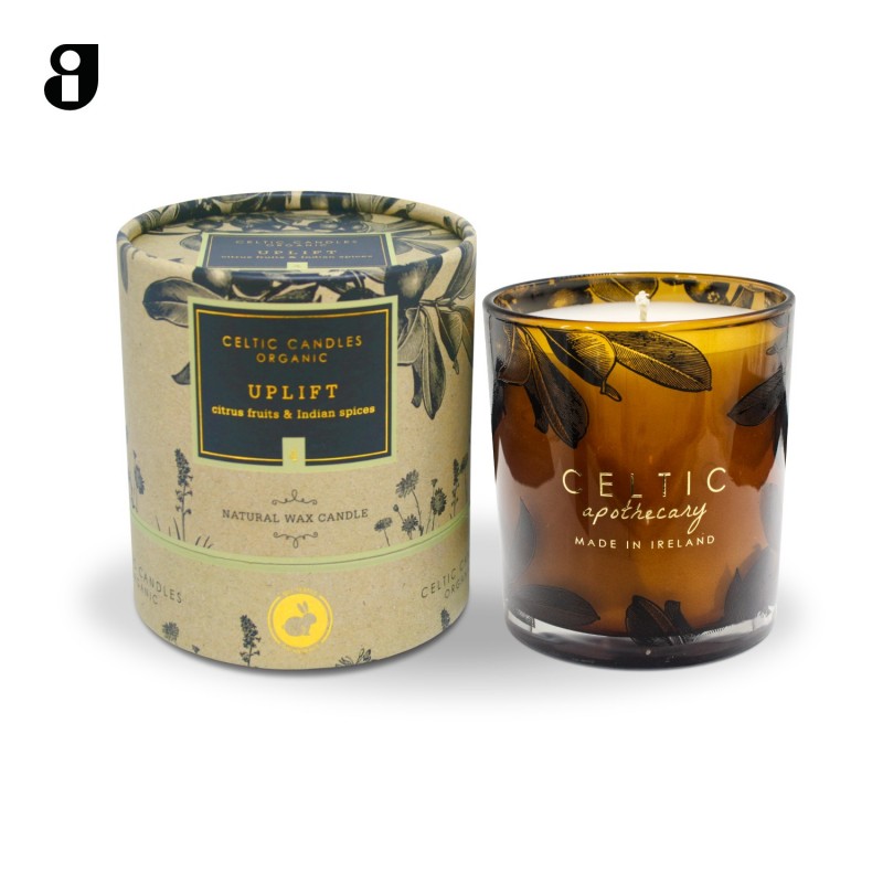 Celtic Candles Uplift Organic Tumbler In Gift Box