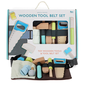 Rex Wooden Tools and Tool Belt Playset