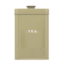 Load image into Gallery viewer, Artisan Street Tea Storage Canister - Moss
